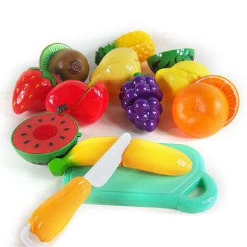 Little fruit play toy kitchen food pretend playset 12 Pieces