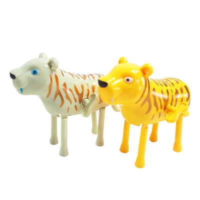 Novelty wind up toys walking plastic animal for children