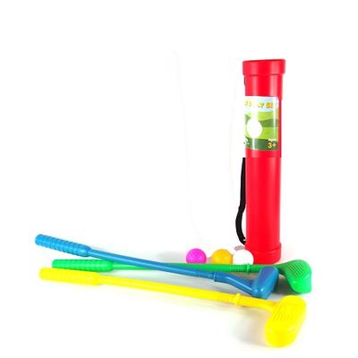 kid indoor sport game plastic golf toy play set for online shopping