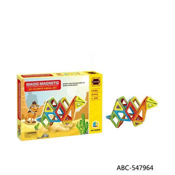 hot selling magic diy toys magnet tiles set magnetic building blocks for preschool