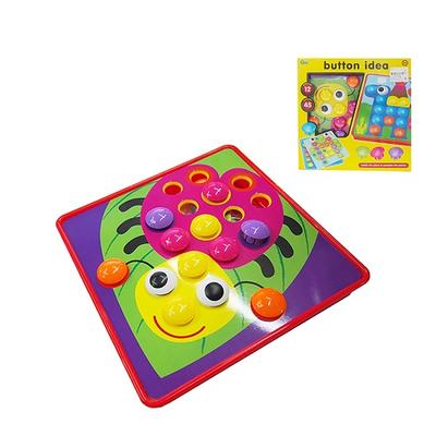 educational game big mushroom nail button puzzle jigsaw for kids