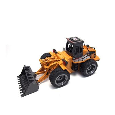 1:18 scale 2.4G battery power rc diecast metal toy bulldozer for boys best gift
