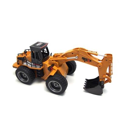 long time playing 1/18 radio control engineering metal excavator toy with 6 channel