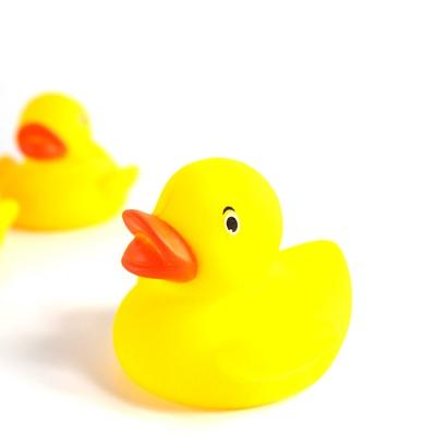 classic baby bath rubber race duck toys squeaky