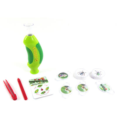 kids hand biological microscope science experiment 30X homeschool educational toy