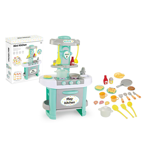 hot toy plastic changing color pretend play food kid kitchen set with real water output