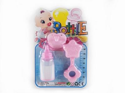 reborn baby toy milk bottle pacifier prop toy playset with rattle