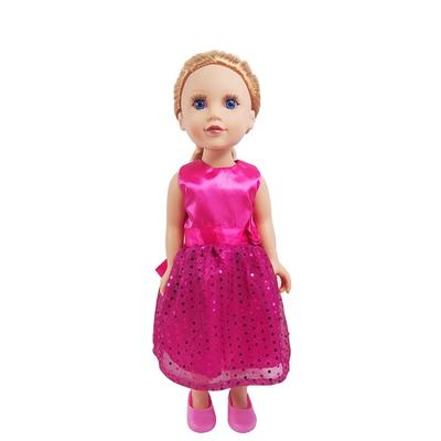 18 inch lovely american girls lifelike full vinyl doll with beautiful dress