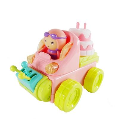 electric toy cartoon assembled cake car for education