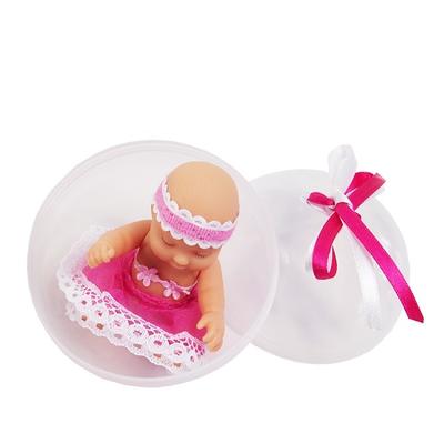 surprise gift mini soft plastic sleeping baby dolls 4 inch with egg outside