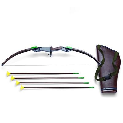 boys playing archery set toy bow and arrow for kids