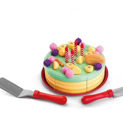 children's birthday party pretend food cake toy for kids cutting game