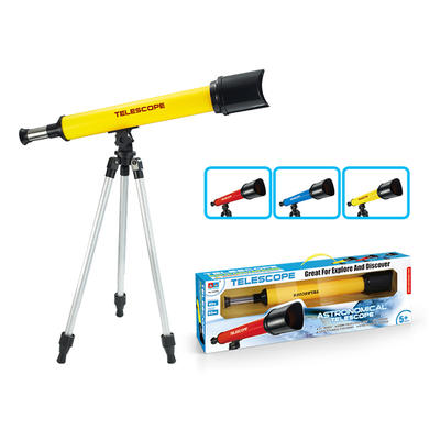 60X small refractor telescope for kids portable beginner with tabletop tripod